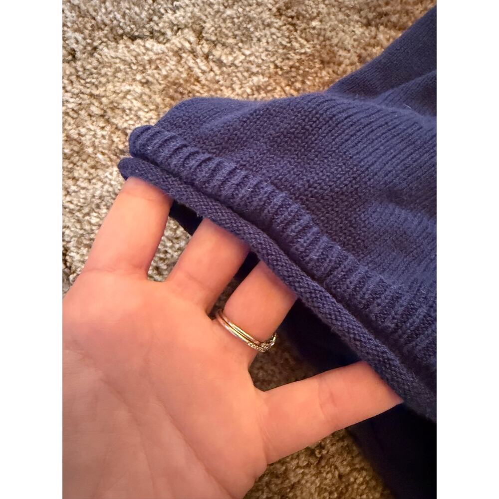 Life Is Good Women's Navy Blue Sweater Knit Shorts Lounge Sleep Cotton Blend - Picture 4 of 5
